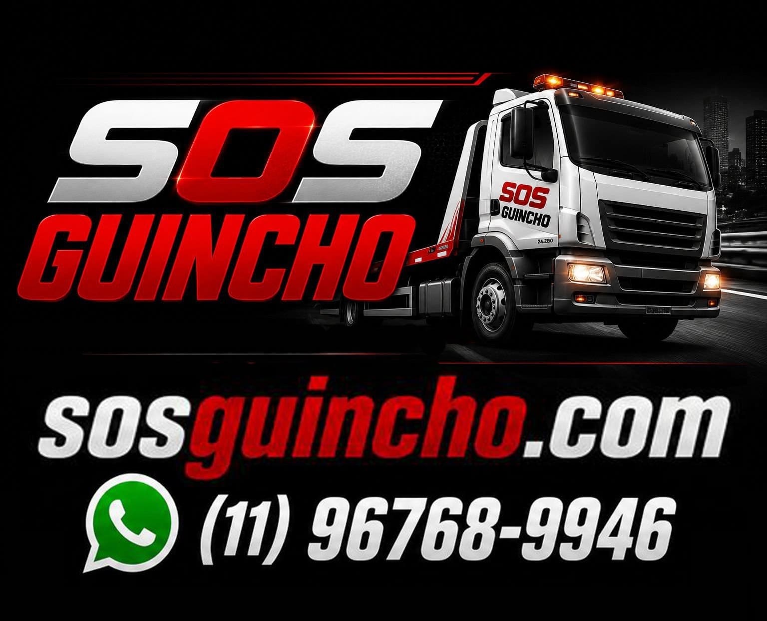 SOS Guincho Atendimento Rápido e Seguro Para Emergências 24 Horas